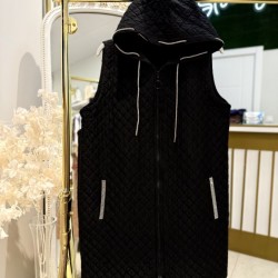 CEBİ TAŞLI KAPİTONE YELEK SİYAH