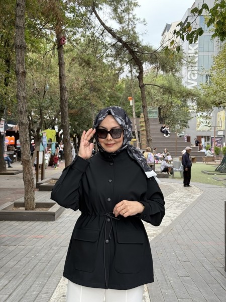 CEP DETAYLI ÇITÇITLI KAP SİYAH