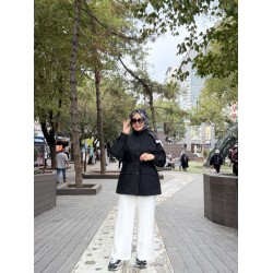 CEP DETAYLI ÇITÇITLI KAP SİYAH