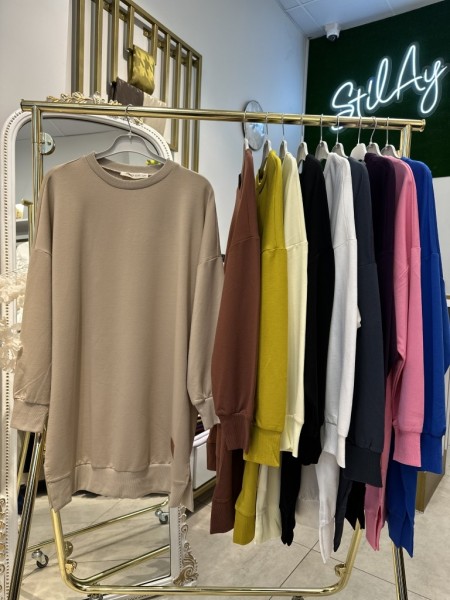 DÜZ BASİC SWEAT ANTRASİT