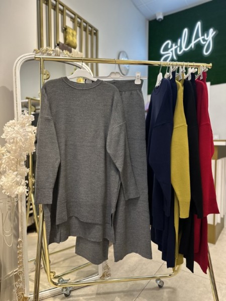 EFİL TRİKO TAKIM GRİ