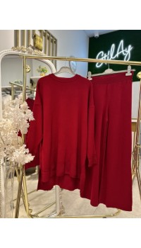 EFİL TRİKO TAKIM KIRMIZI