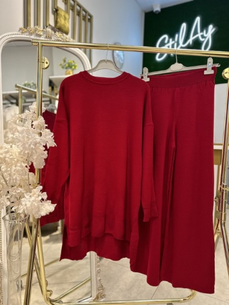 EFİL TRİKO TAKIM KIRMIZI