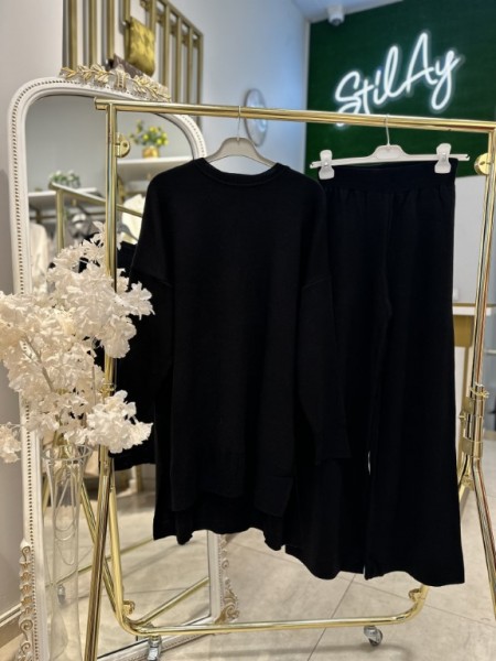 EFİL TRİKO TAKIM SİYAH 