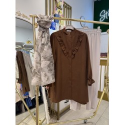 ELSA GÖMLEK ACI KAHVE