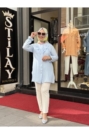 ELSA GÖMLEK SOFT MAVİ