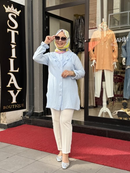 ELSA GÖMLEK SOFT MAVİ