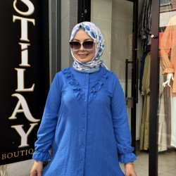 ELSA GÖMLEK SAKS MAVİSİ