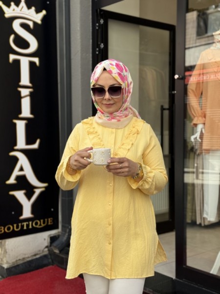 ELSA GÖMLEK SOFT SARI