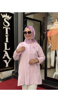 ELSA GÖMLEK SOFT PEMBE