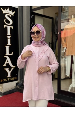 ELSA GÖMLEK SOFT PEMBE