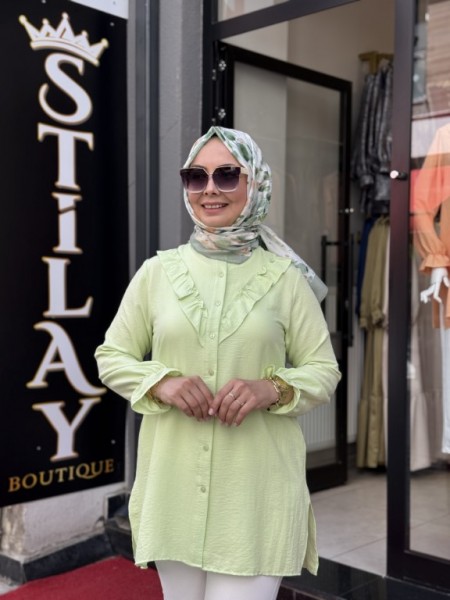 ELSA GÖMLEK SOFT YEŞİL