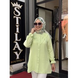 ELSA GÖMLEK SOFT YEŞİL