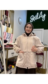 KAPİTONE DETAYLI ANGORA MONT TAŞ 