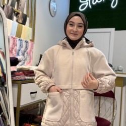 KAPİTONE DETAYLI ANGORA MONT TAŞ 