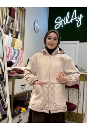 KAPİTONE DETAYLI ANGORA MONT TAŞ 