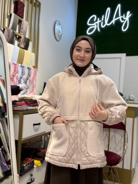 KAPİTONE DETAYLI ANGORA MONT TAŞ 