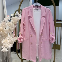KUPRA BLAZER CEKET PEMBE 