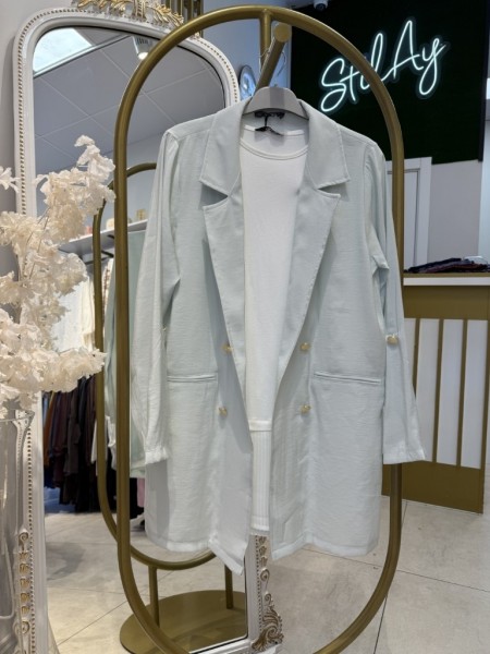 KUPRA BLAZER CEKET MİNT YEŞİLİ