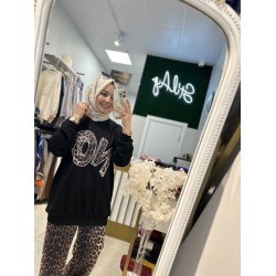 LEOPAR PANTOLONLU OYSHO TAKIM SİYAH