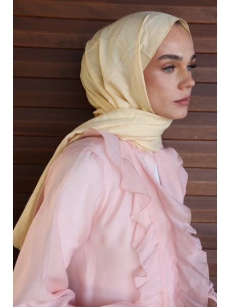 LOGO DESEN ŞAL BUTTER YELLOW