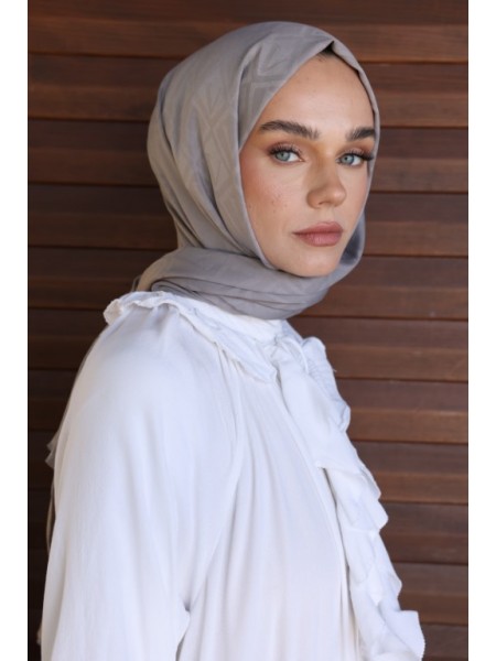 LOGO DESEN ŞAL KÜL