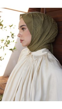 LOGO DESEN ŞAL TOPRAK YEŞİLİ