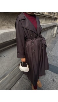 LİZBON TRENÇ KAHVE MRW