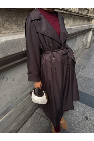 LİZBON TRENÇ KAHVE MRW