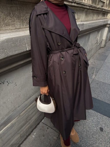 LİZBON TRENÇ KAHVE MRW