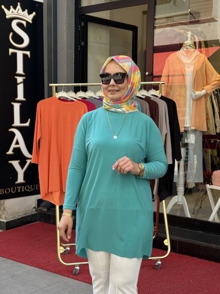 MAKAS TUNİK TURKUAZ