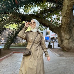 METAL AKSESUARLI TRENÇKOT VİZON