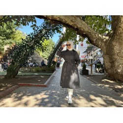 METAL AKSESUARLI TRENÇKOT FÜME