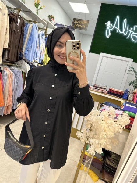 MO MASSİ GÖMLEK SİYAH