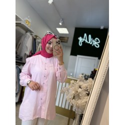 MO MASSİ GÖMLEK TOZ PEMBE