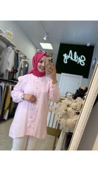 MO MASSİ GÖMLEK TOZ PEMBE