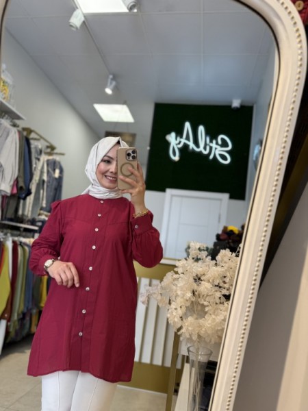 MO MASSİ GÖMLEK BORDO 