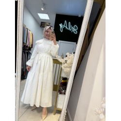 ROMANCE ELBİSE EKRU