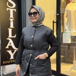 MRW HUE ŞİŞME YELEK SİYAH