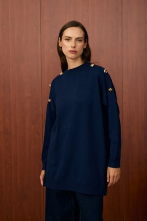 MRW MİLANO TRİKO TUNİK LACİVERT