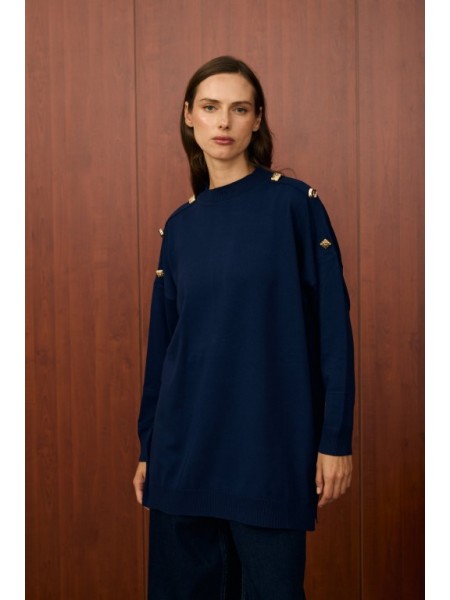 MRW MİLANO TRİKO TUNİK LACİVERT