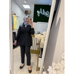 NERVÜR DİKİŞ DETAYLI TAKIM KOYU ANTRASİT