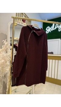 OPS POP TRİKO KAZAK BORDO