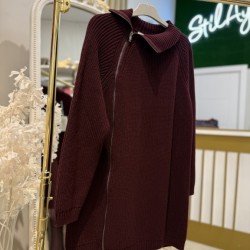 OPS POP TRİKO KAZAK BORDO