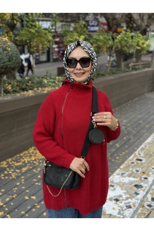 OPS POP TRİKO KAZAK KIRMIZI