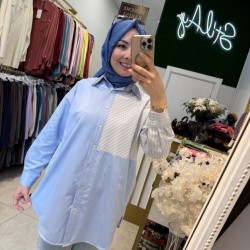 MAVİ JASMİN GÖMLEK