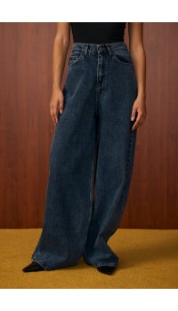 MRW SALAŞ DENİM PANTOLON LACİVERT
