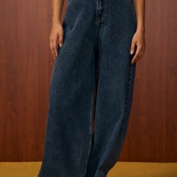 MRW SALAŞ DENİM PANTOLON LACİVERT