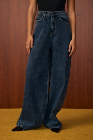 MRW SALAŞ DENİM PANTOLON LACİVERT