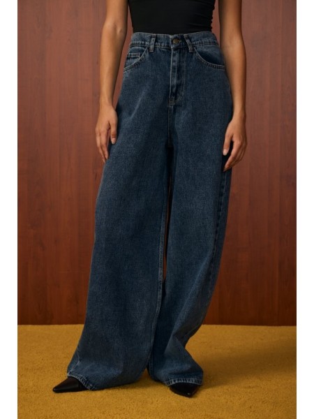 MRW SALAŞ DENİM PANTOLON LACİVERT